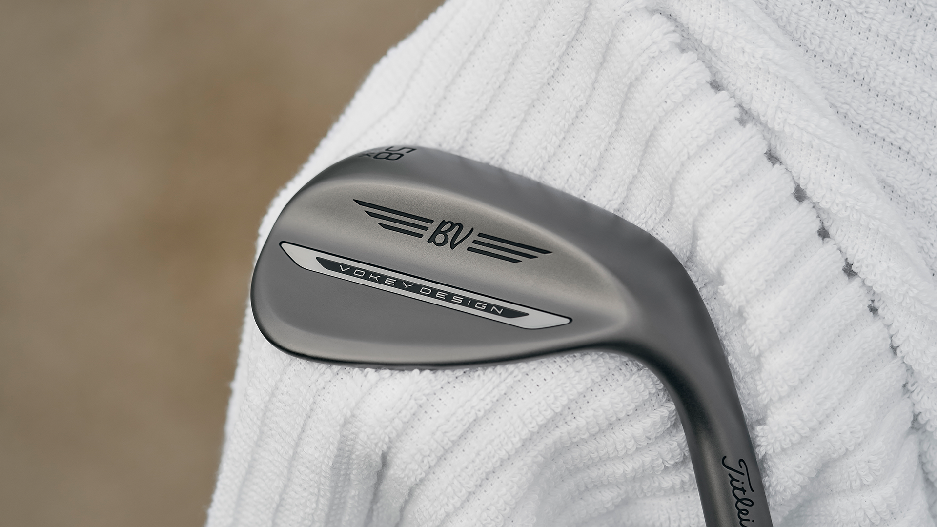 a close up look of the vokey sm11 wedge