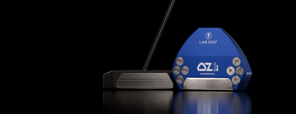 a banner showcasing the oz lab putter