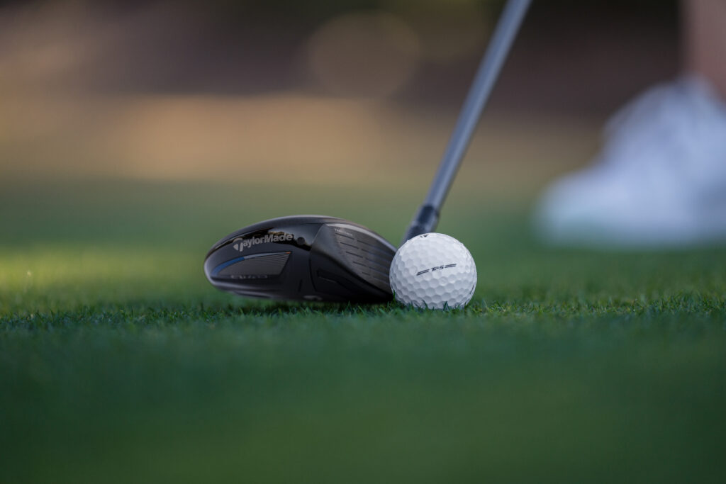 a close up of the taylormade qi4d fairway, with plenty of options to make it easy with how to choose golf clubs