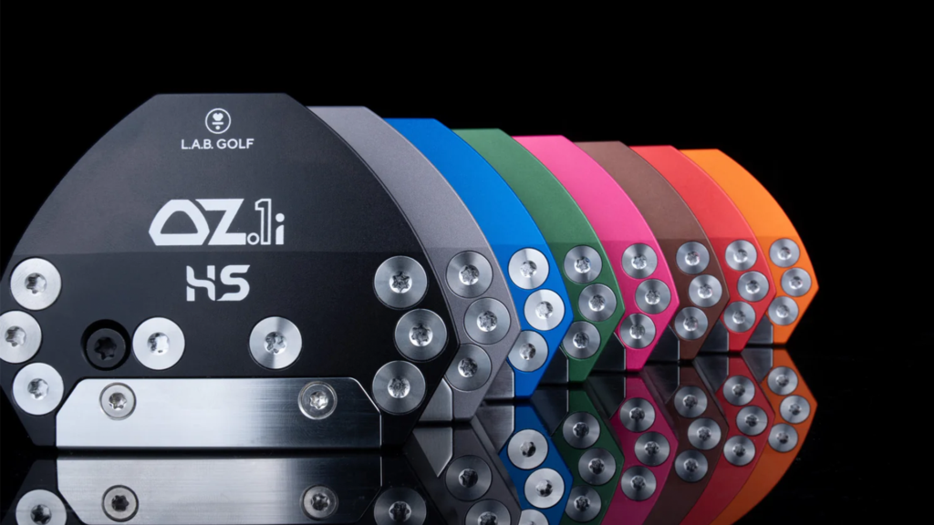 a close up of the wide range of colours lab putters have to offer
