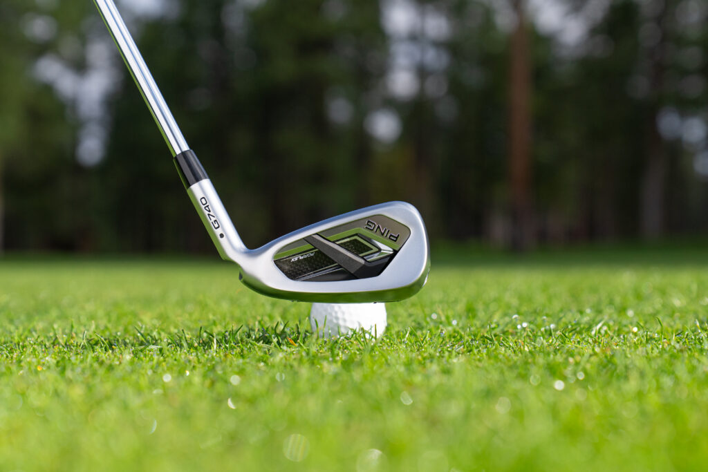 a close up look of the aesthetics of the new ping g740 iron