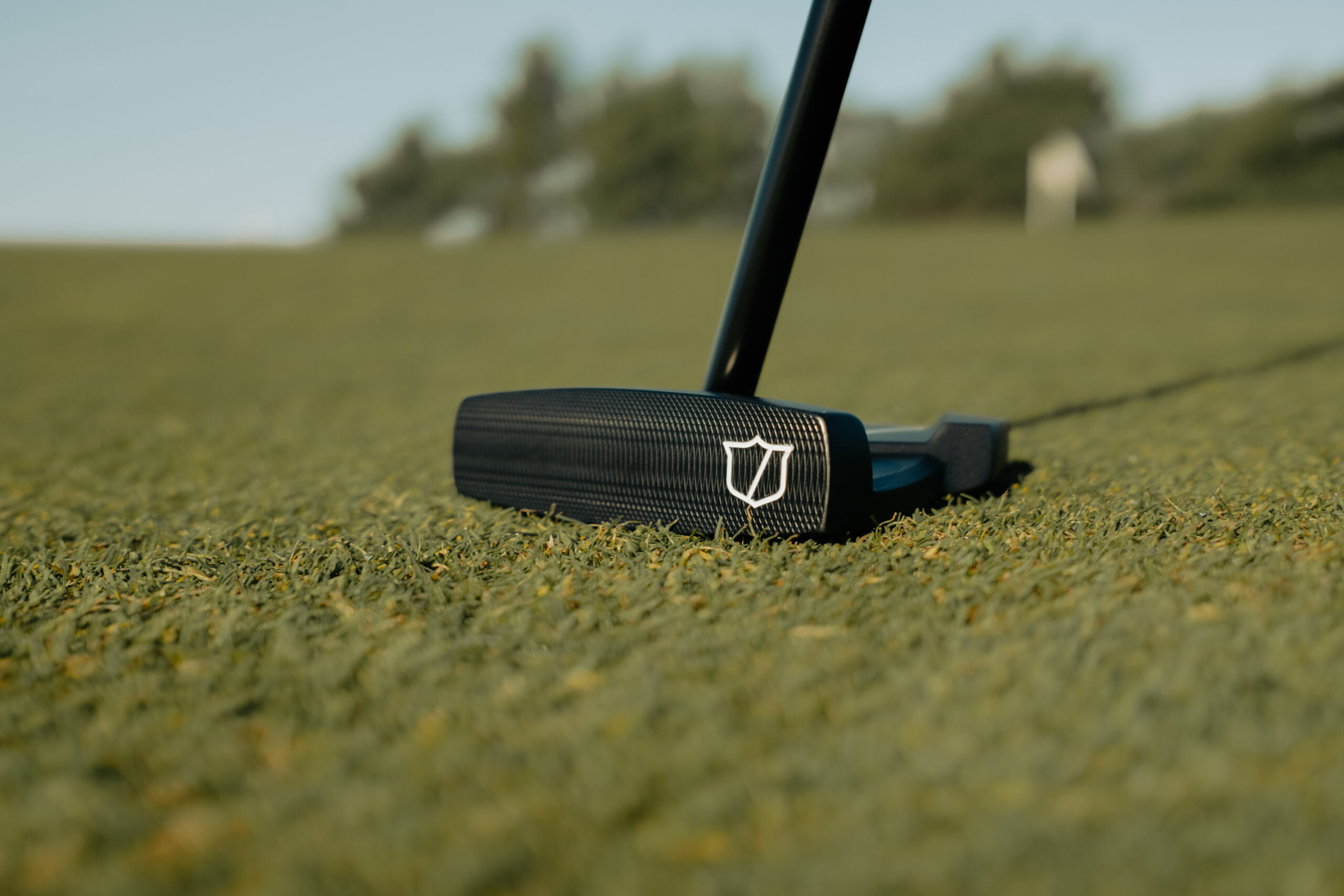 a close up look of the wilson infinite zt putter face