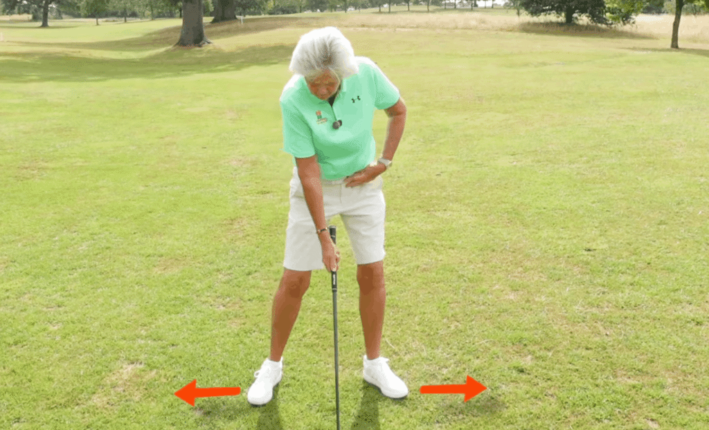 a look at denise hastings demonstrating how hip rotation creates more power