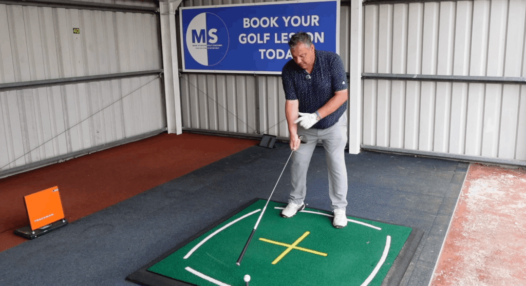mark sturgess showing the reverse swish with the driver to increase clubhead speed