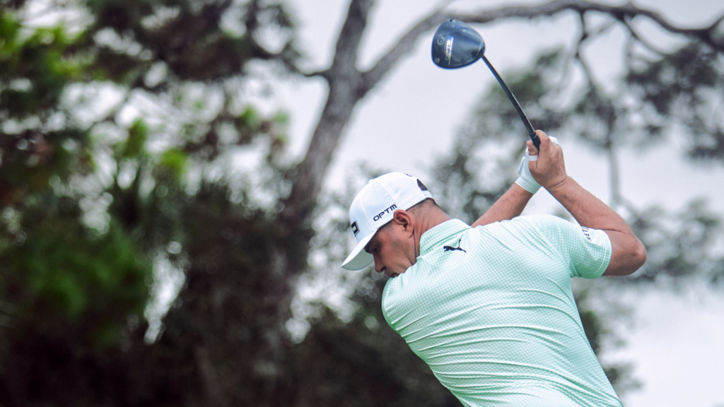 cobra staff player. gary woodland with the cobra otpm k driver