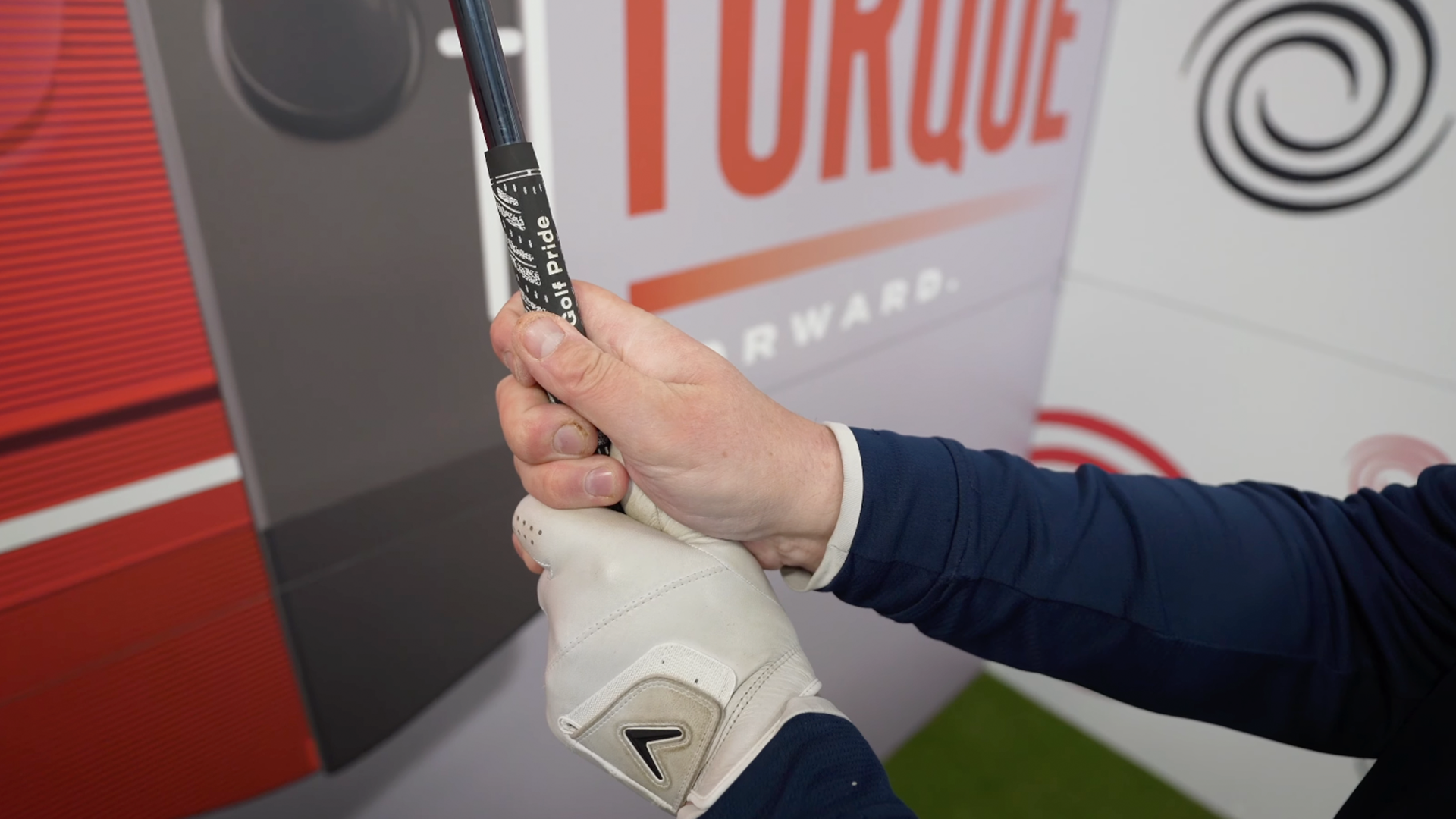 showcasing the perfect golf grip demonstrated by Mark Sturgess