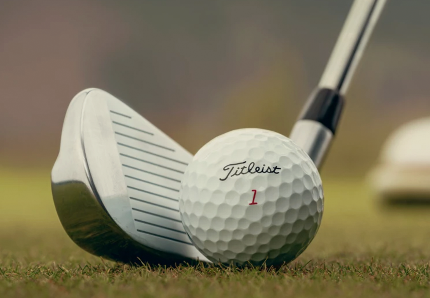 a close up of the titleist prov1x