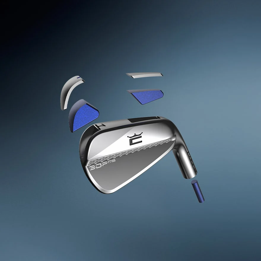 a close look at the weighting in the cobra 3dp mb irons