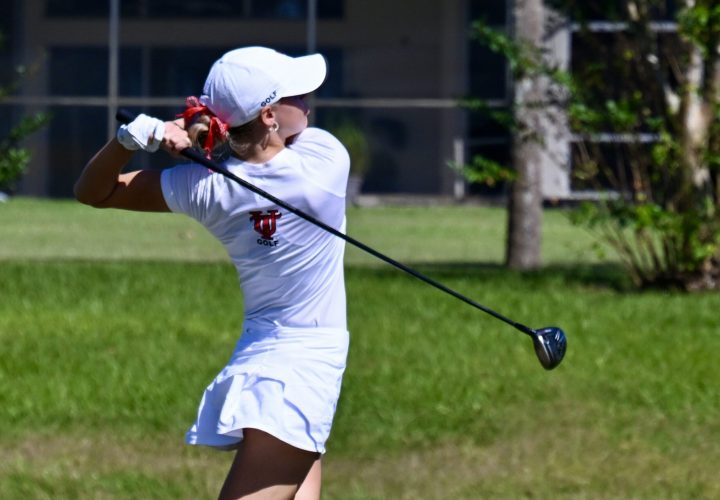 Playing golf on golf scholarship