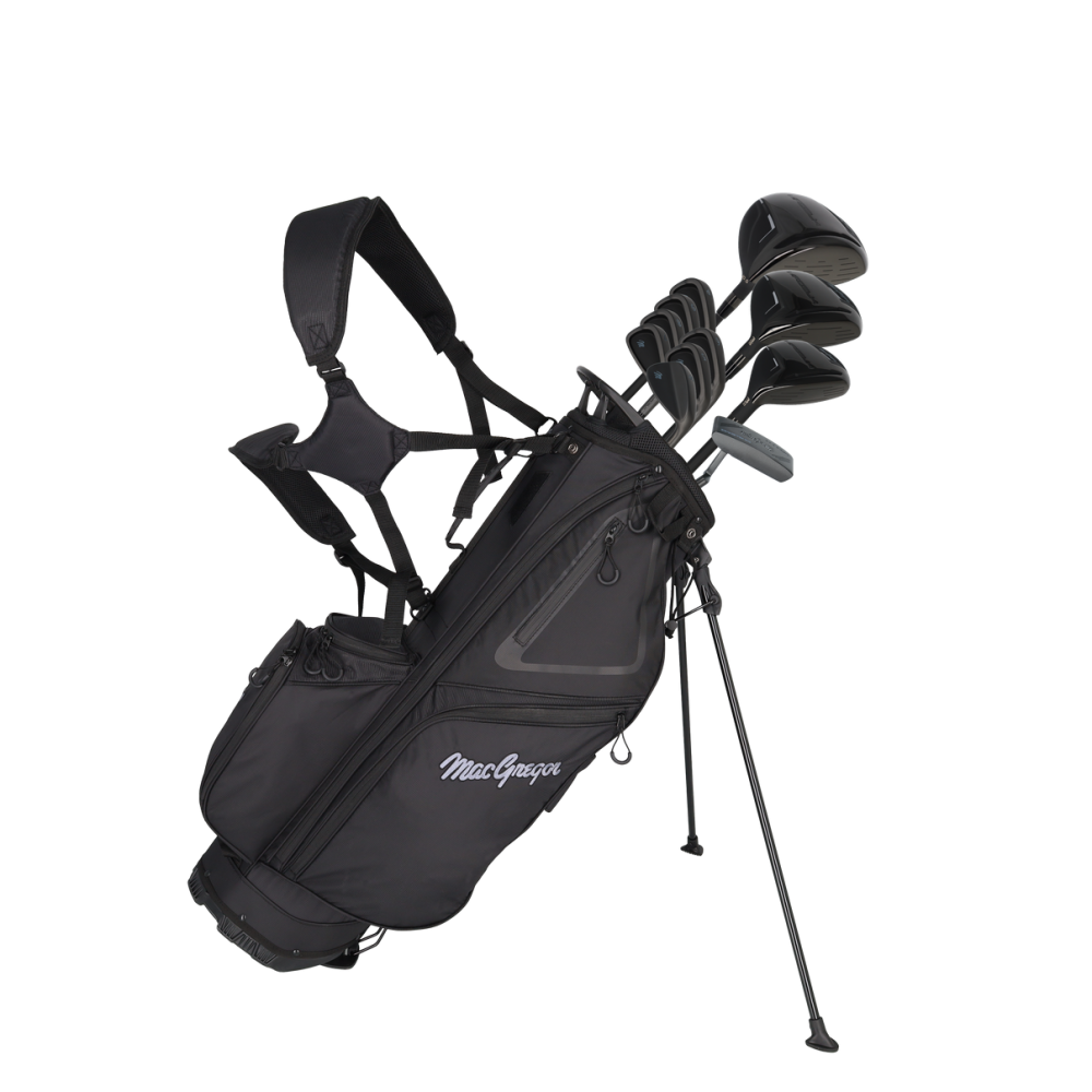 example shot of a golf beginner package set from macgregor- how to choose golf clubs